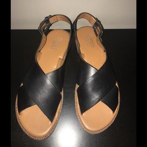Franco Sarto Genuine Leather Sandals Sz 8.5 NWOT